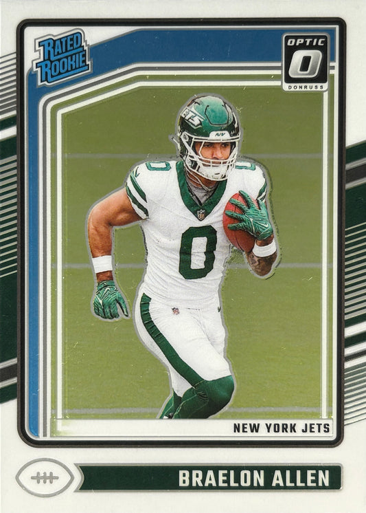 Braelon Allen Optic Rated Rookie Jets