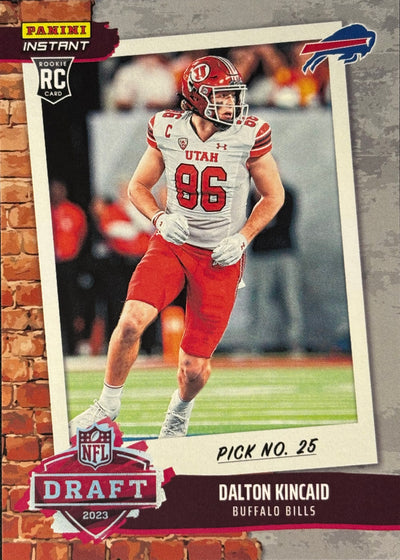 Dalton Kincaid Panini Instant Draft /759 Rookie Bills