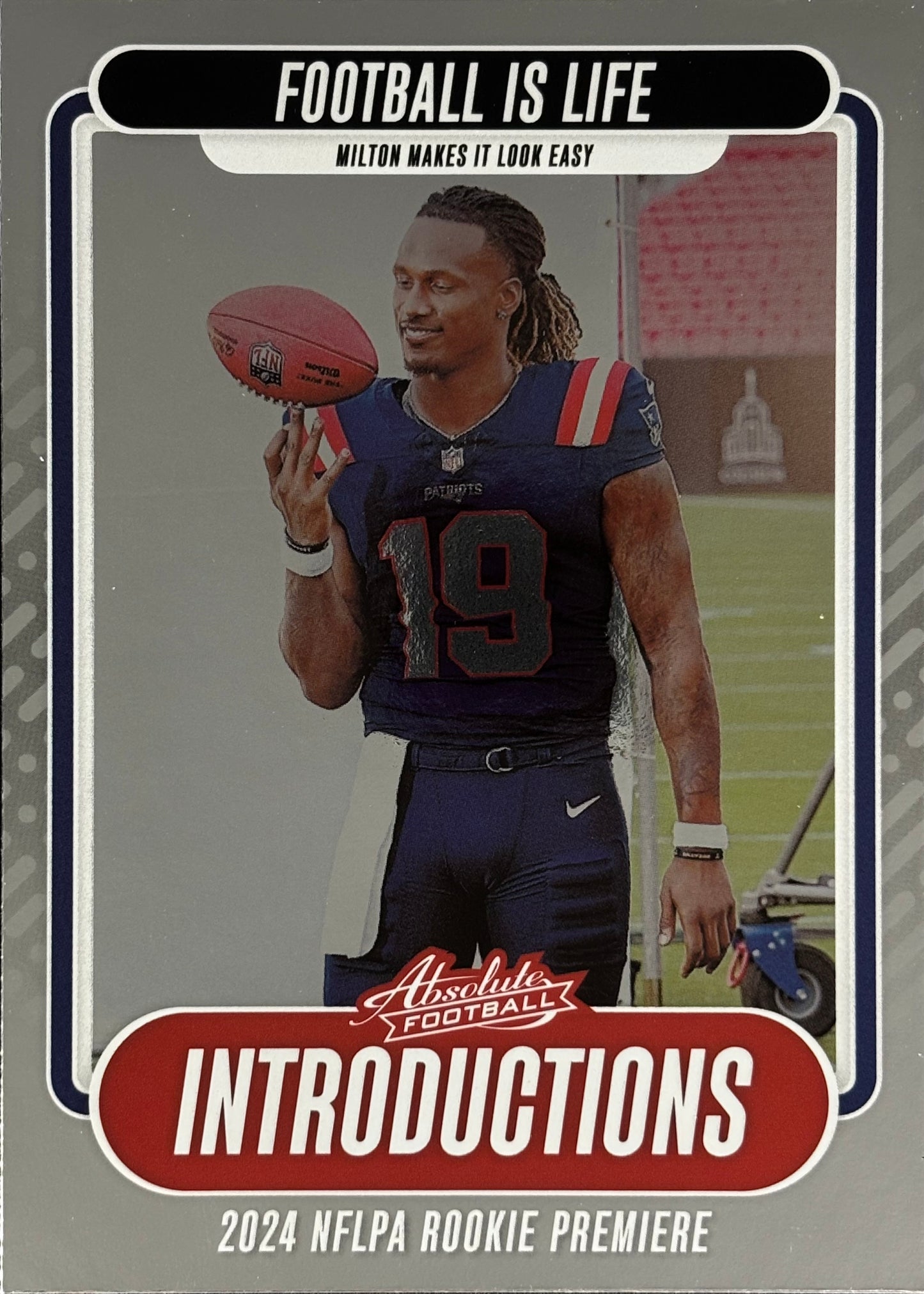 Joe Milton III Absolute Introductions Rookie Patriots