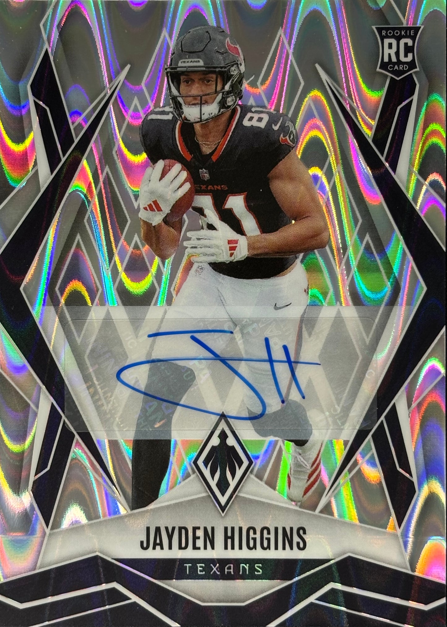 Jayden Higgins Phoenix Seismic Auto /20 Texans