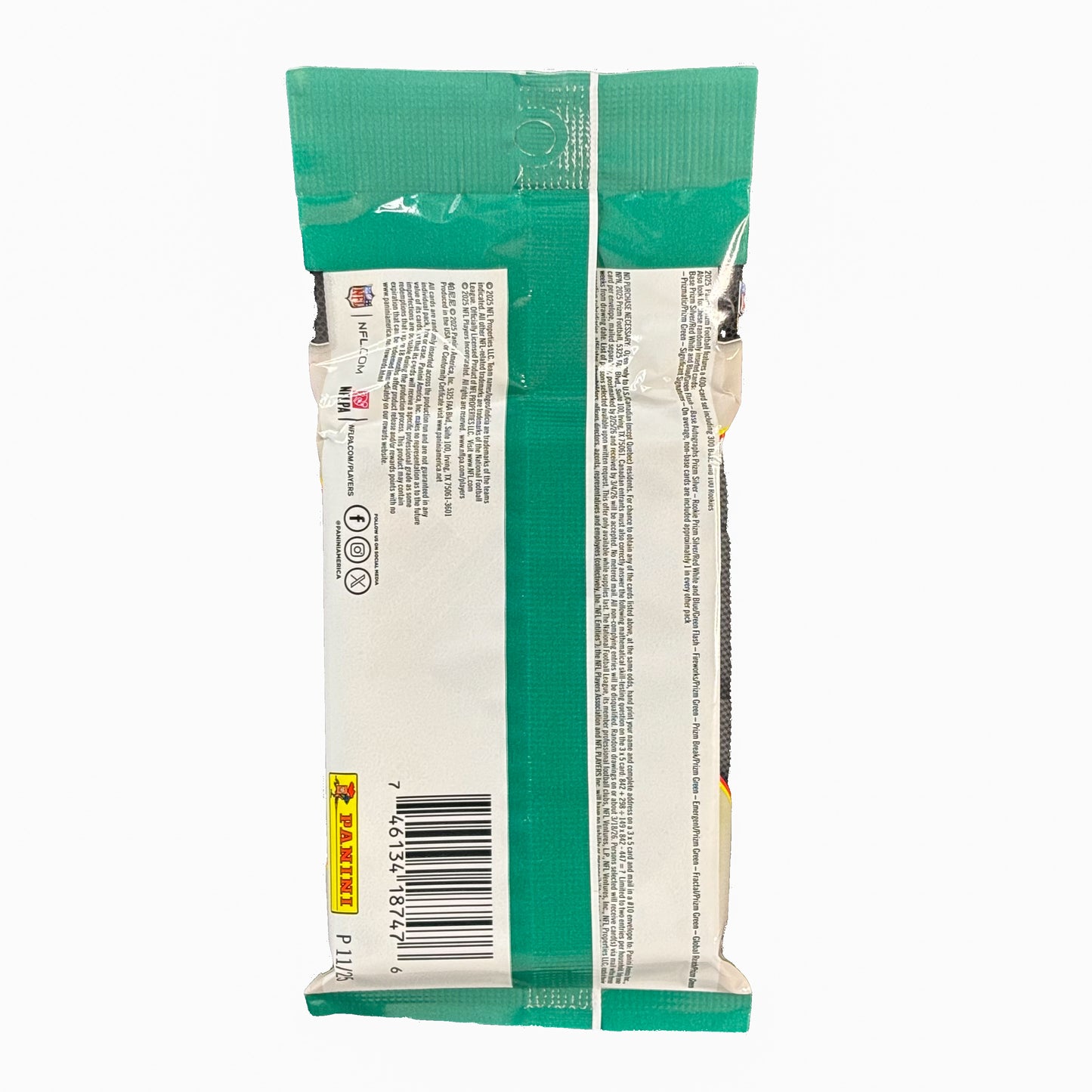 2025 Panini Prizm Football Value Pack Sports Card