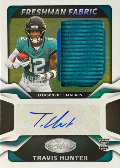 Travis Hunter Certified RPA /299 Rookie Jaguars
