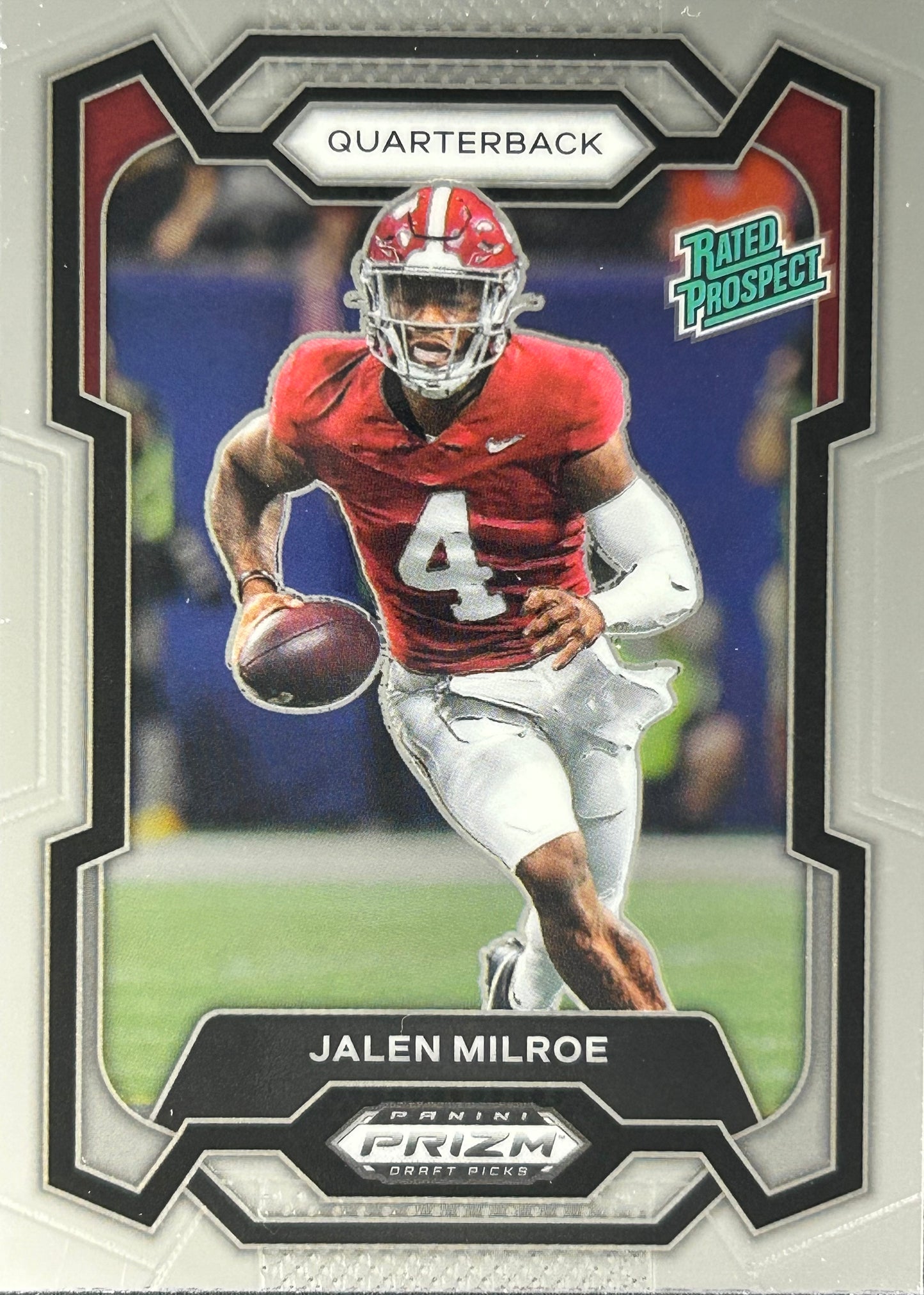 Jalen Milroe Prizm Draft Rated Prospect Seahawks