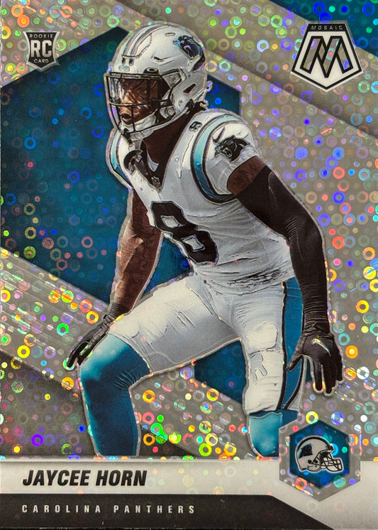 Jaycee Horn Mosaic No Huddle Rookie Panthers