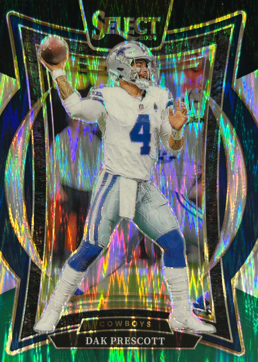 Dak Prescott Select Black Green Shock Cowboys