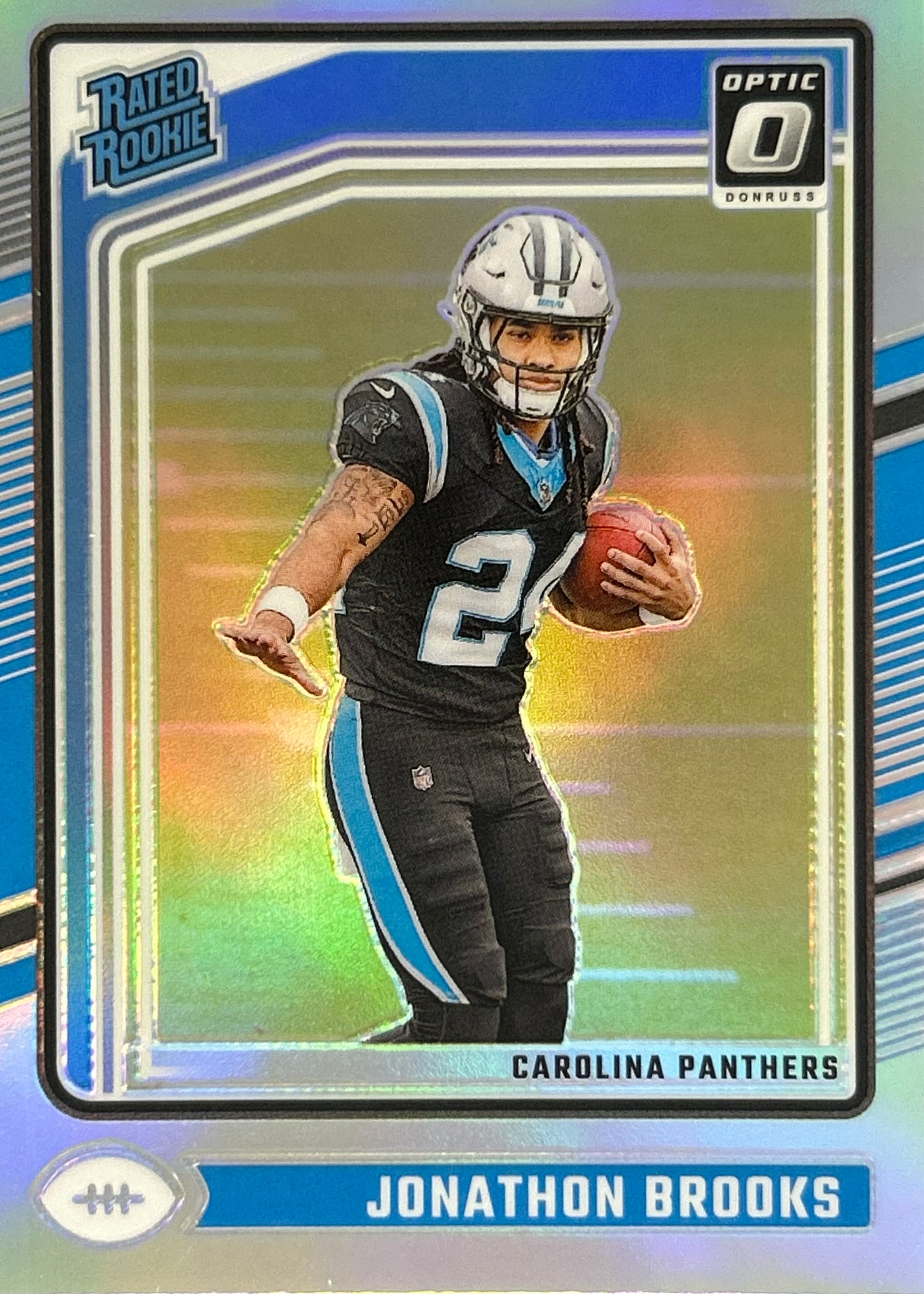 Jonathan Brooks Optic Holo Rookie Panthers