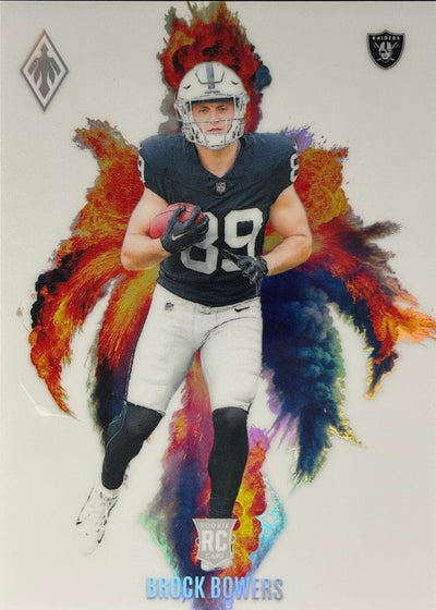 *Damaged* Brock Bowers Phoenix Color Blast Rookie Raiders
