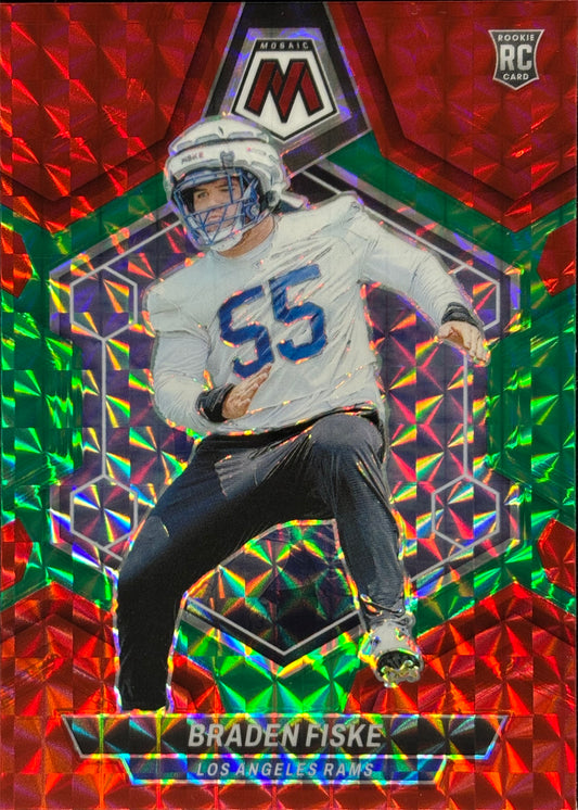 Braden Fiske Mosaic Choice Rookie Rams