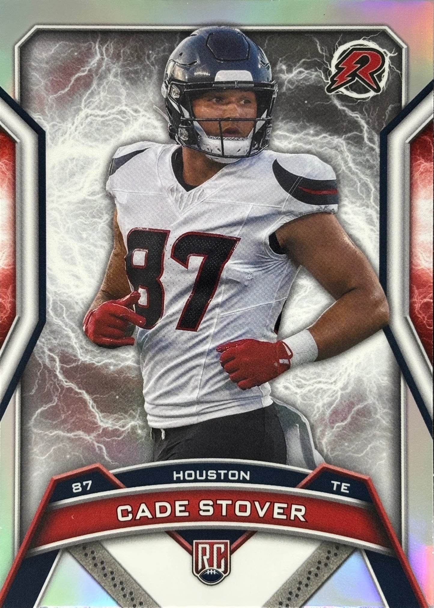 Cade Stover Resurgence Refractor Rookie Texans