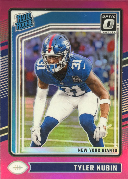 Tyler Nubin Optic Pink Rookie