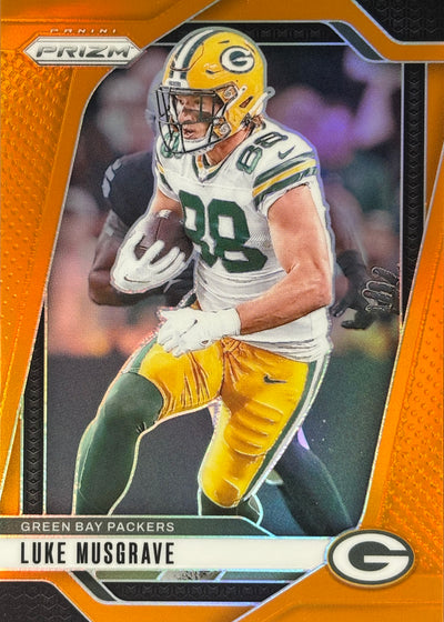 Luke Musgrave Prizm Orange /249 Packers