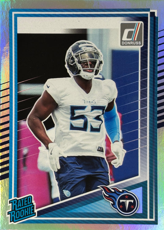 Oluwafemi Oladejo Donruss No Name Rookie Titans