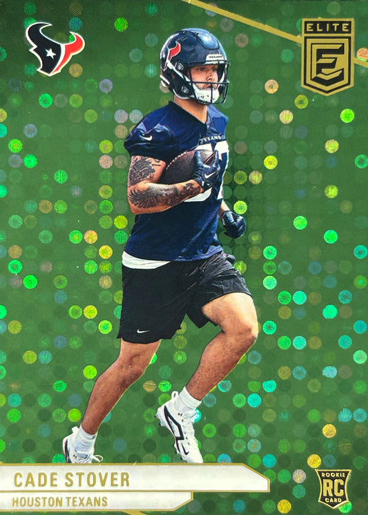 Cade Stover Elite Green Disco Rookie Texans