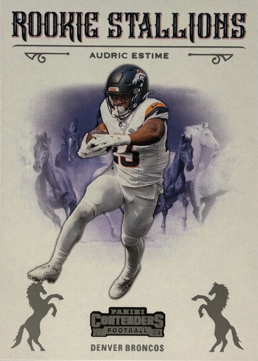 Audric Estime Rookie Stallions Broncos