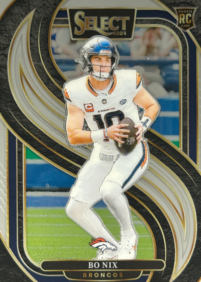Bo Nix Select Rookie Premier Level Broncos