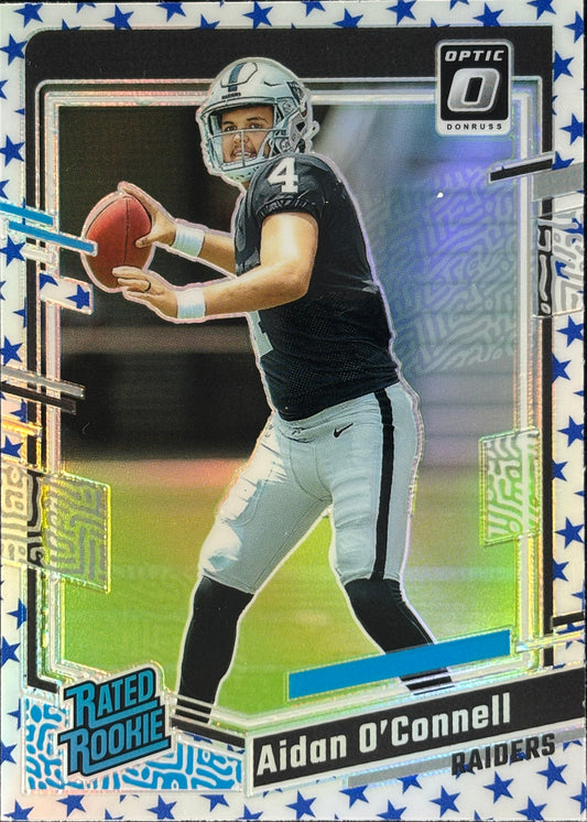 Aidan O’Connell Optic Stars Rated Rookie Raiders