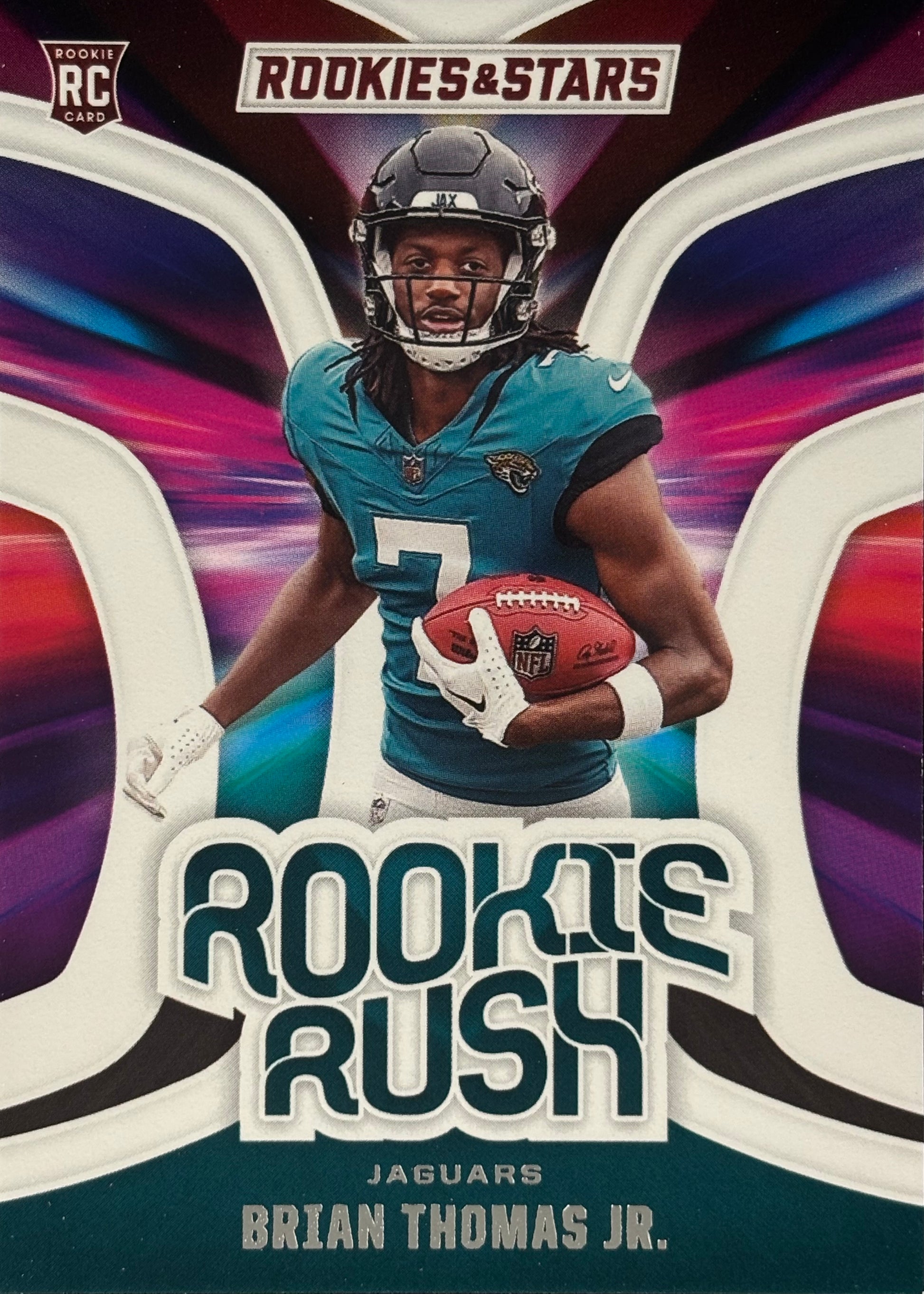 Brian Thomas Jr. Rookie Rush Jaguars Sports Card