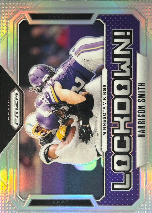 Harrison Smith Prizm Lockdown! Silver Vikings
