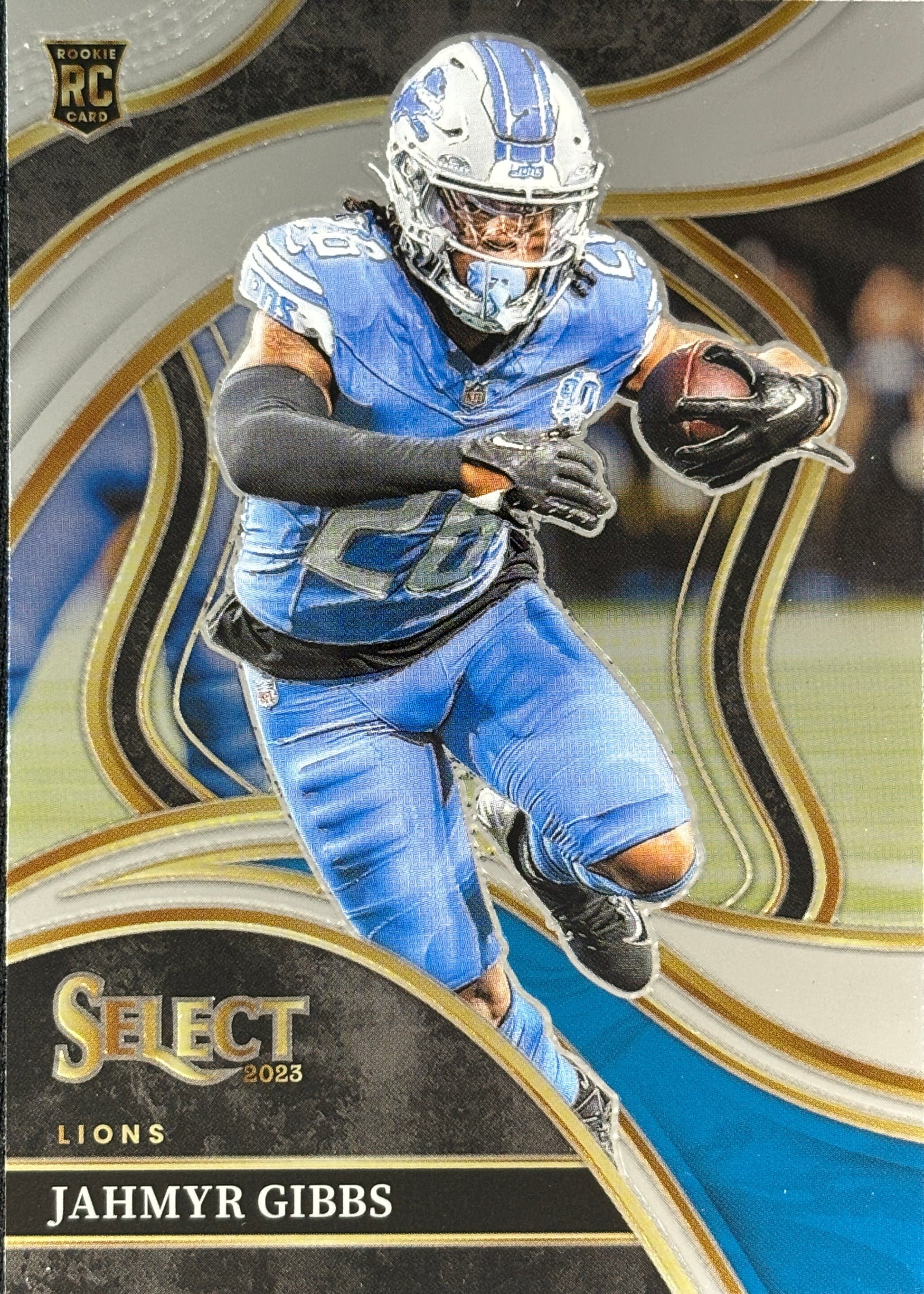 Jahmyr Gibbs Select Rookie Club Level Lions Sports Card