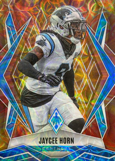 Jaycee Horn Phoenix Fire Burst /350 Carolina Panthers