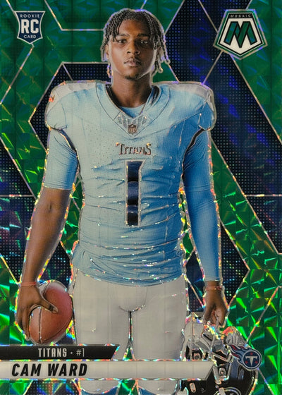 Cam Ward Mosaic Green Variation Rookie Titans