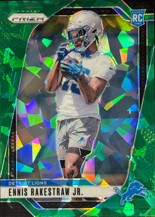 Ennis Rakestraw Jr. Prizm Green Ice Rookie Lions