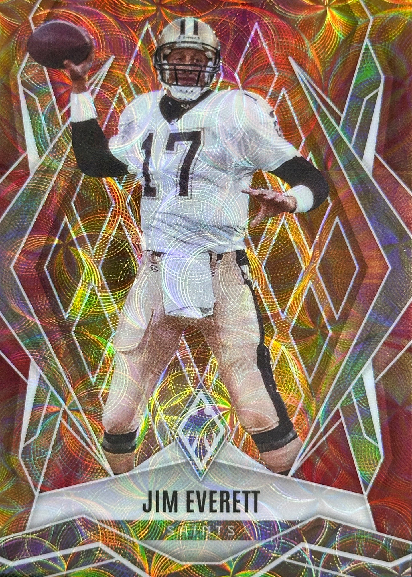 Jim Everett Phoenix Fire Burst /350 New Orleans Saints