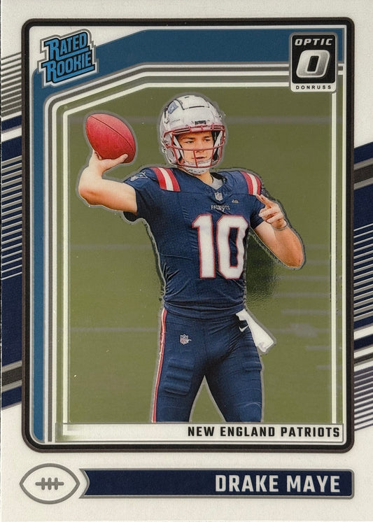 Drake Maye Optic Rated Rookie Patriots