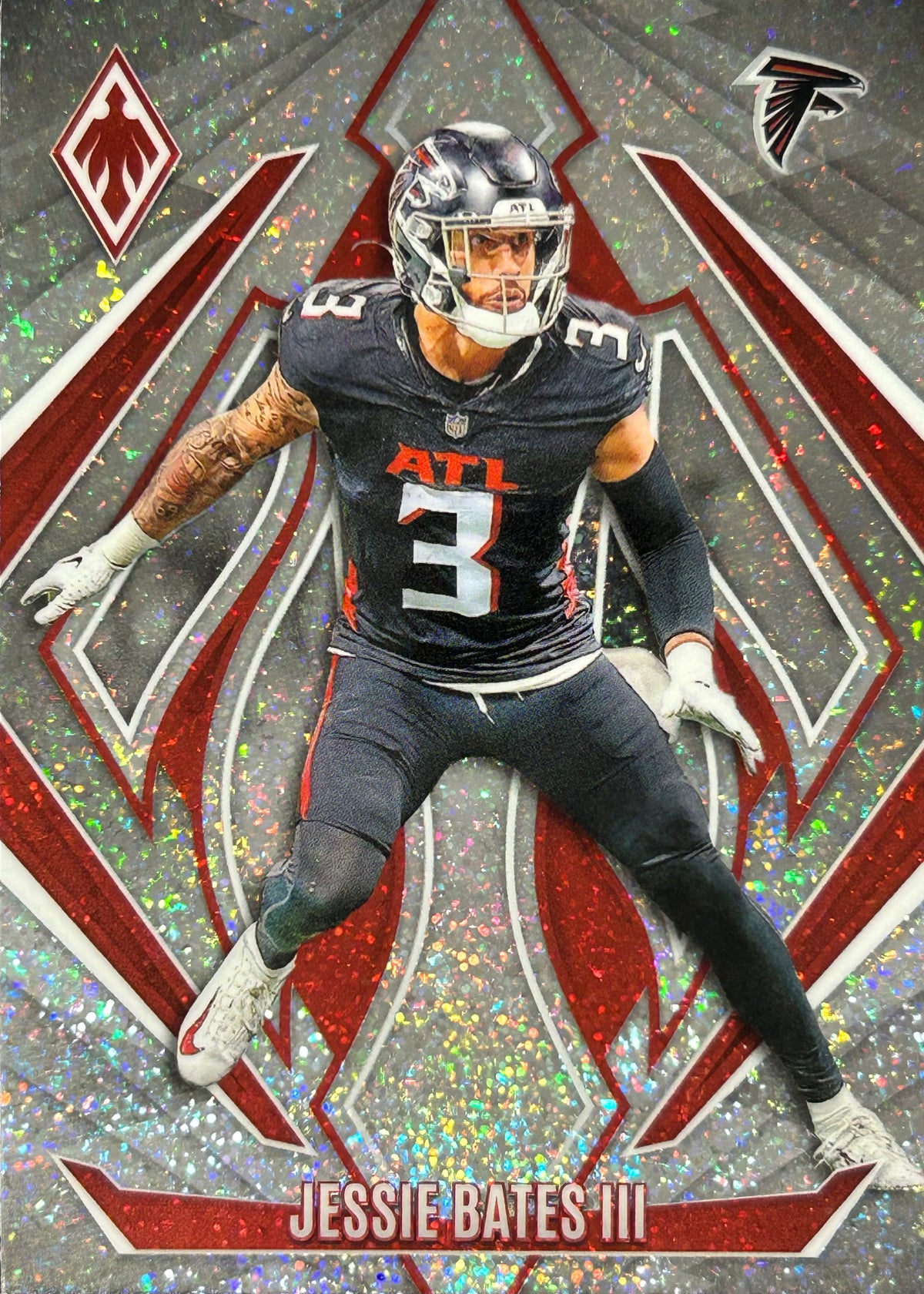 Jessie Bates Phoenix International Glitter Falcons Sports Card