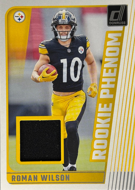 Roman Wilson Rookie Phenoms Patch Steelers