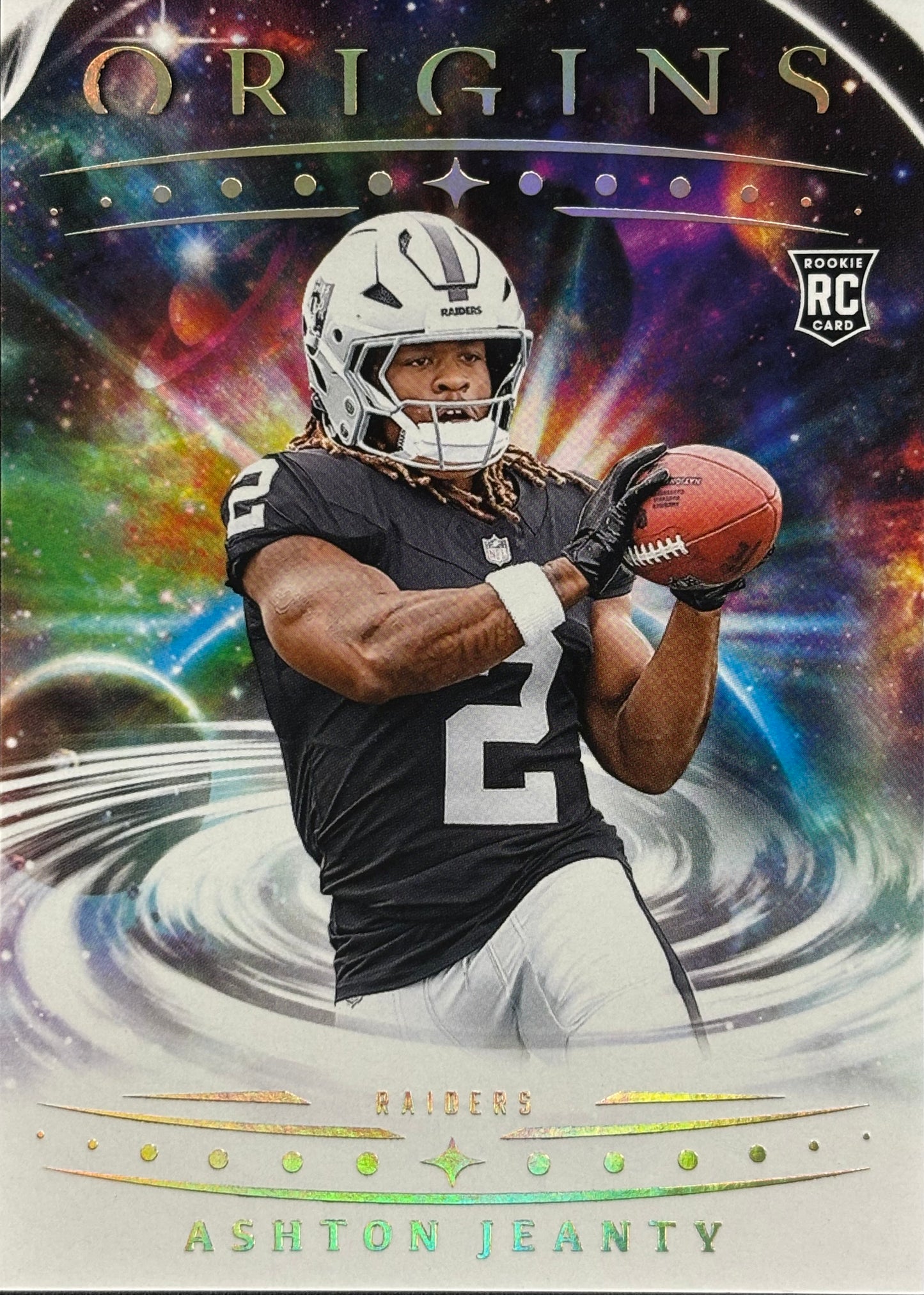 Ashton Jeanty Origins Rookie Raiders Sports Card