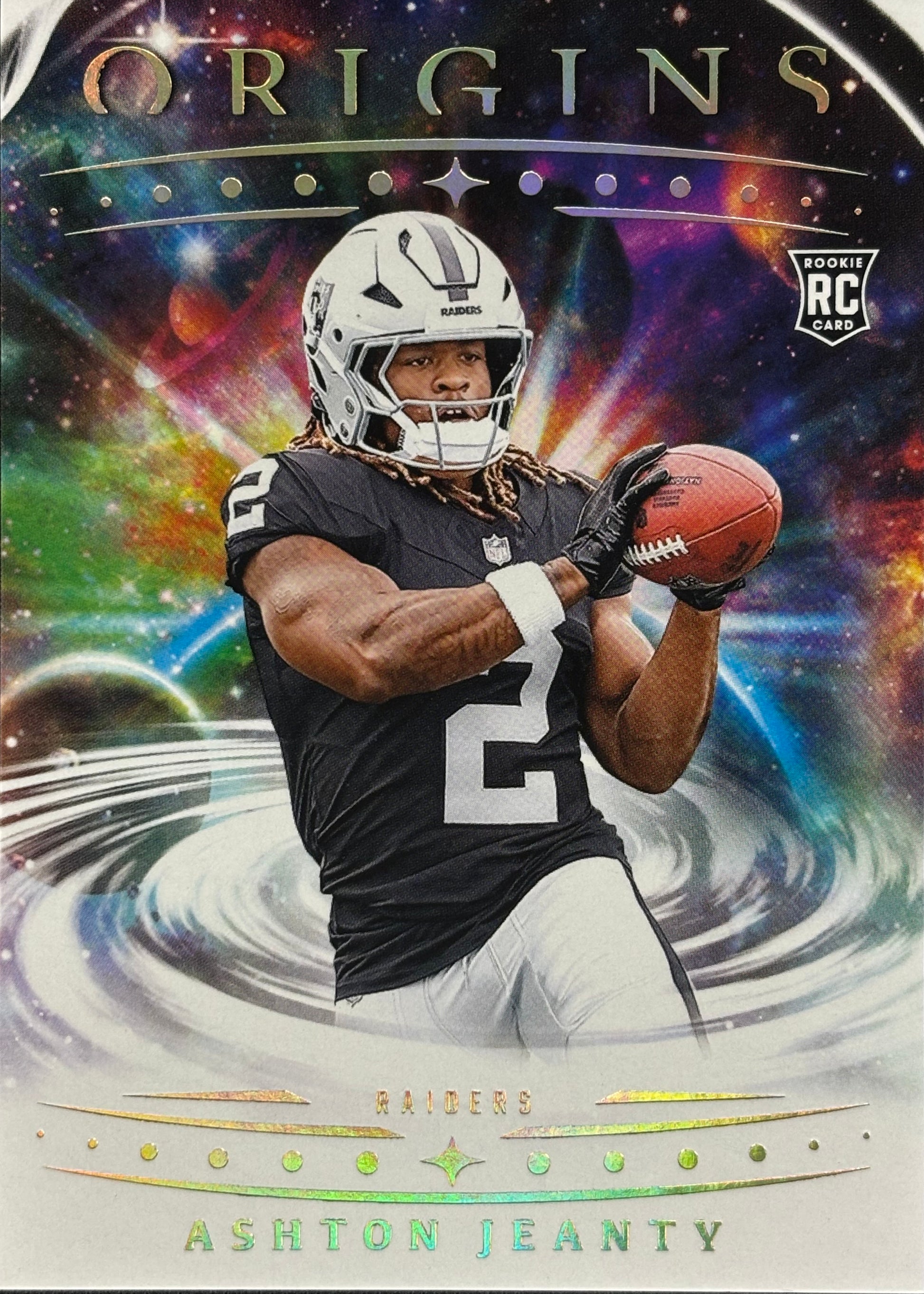 Ashton Jeanty Origins Rookie Raiders Sports Card