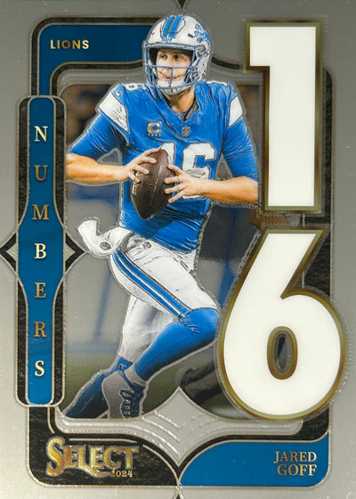 Jared Goff Select Numbers Lions