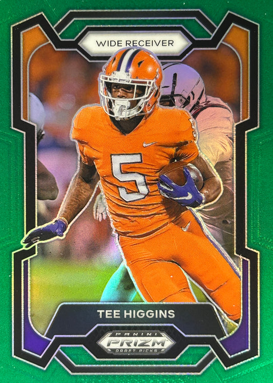 Tee Higgins Prizm Draft Green Bengals