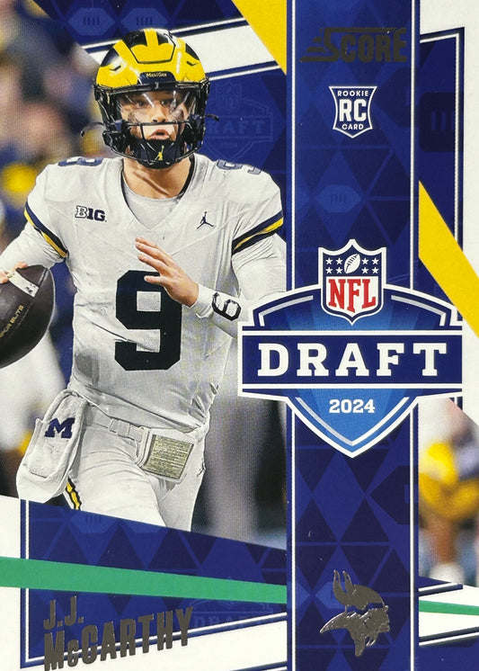 JJ McCarthy Score Draft Rookie Vikings