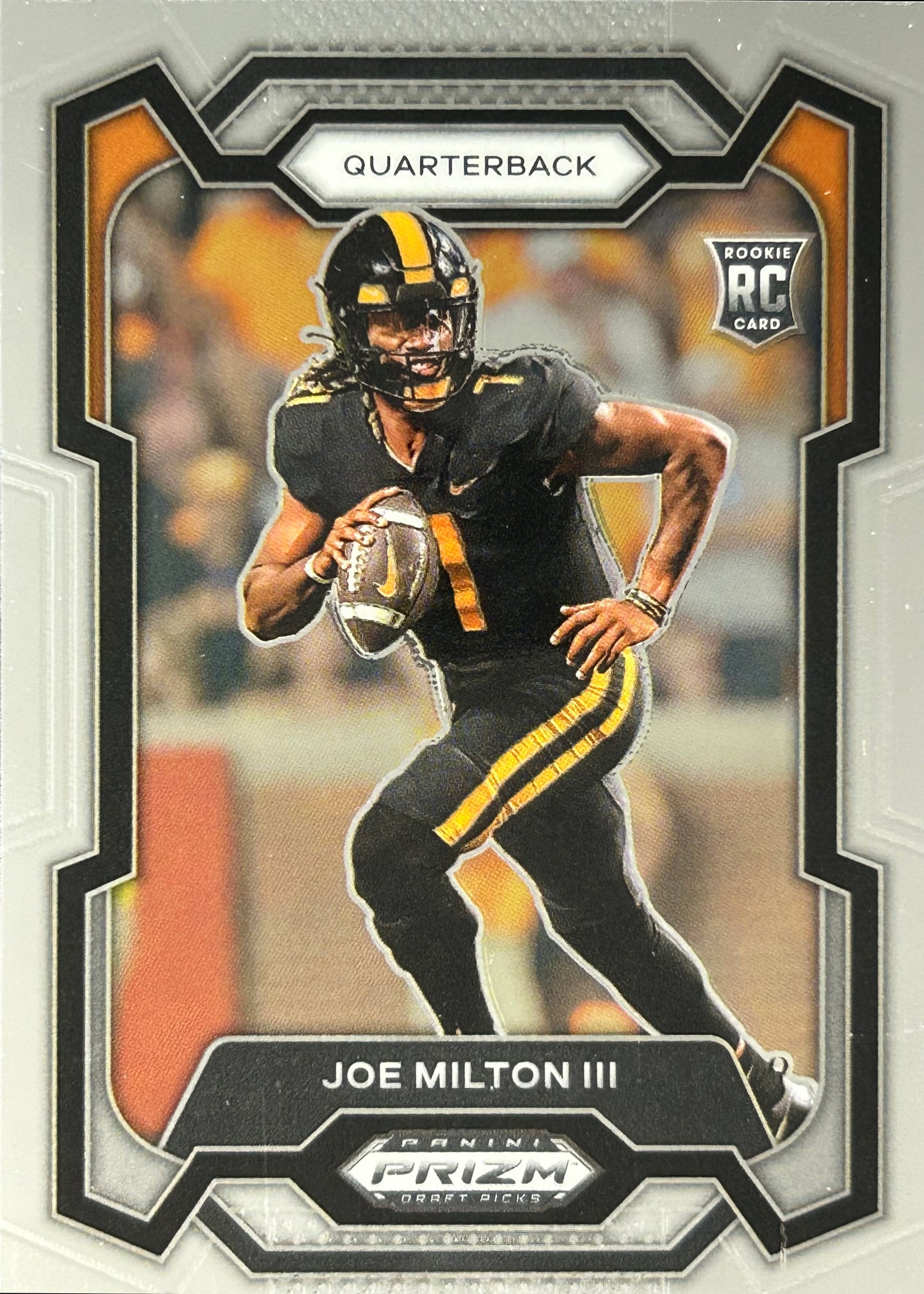Joe Milton III Prizm Draft Rookie Patriots