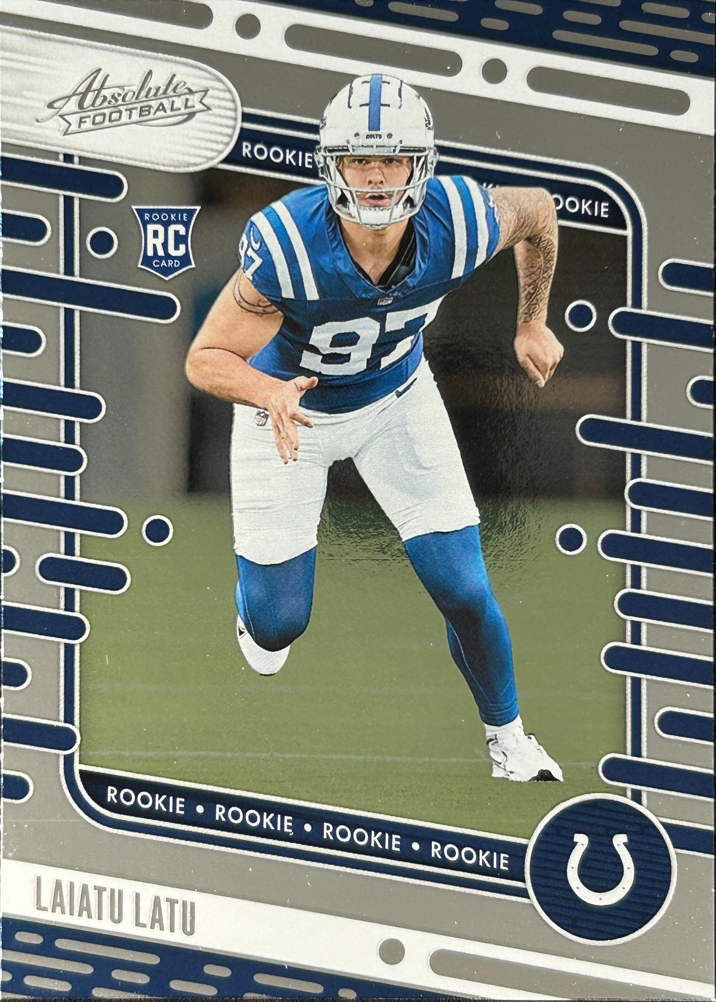 Laiatu Latu Absolute Rookie Colts Sports Card