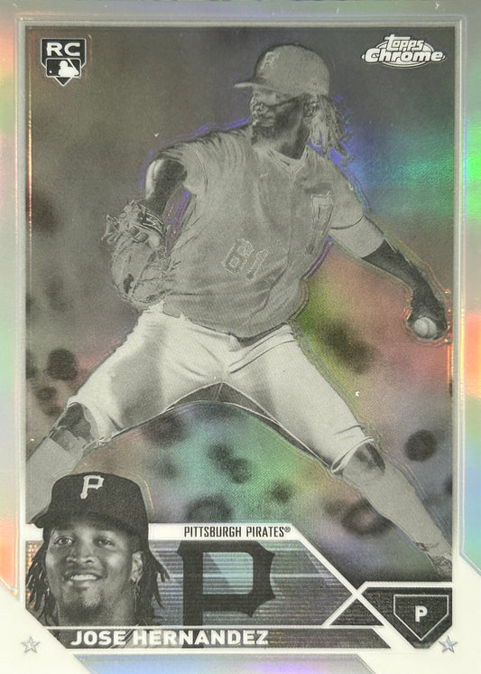 Jose Hernandez Topps Chrome Negative Rookie