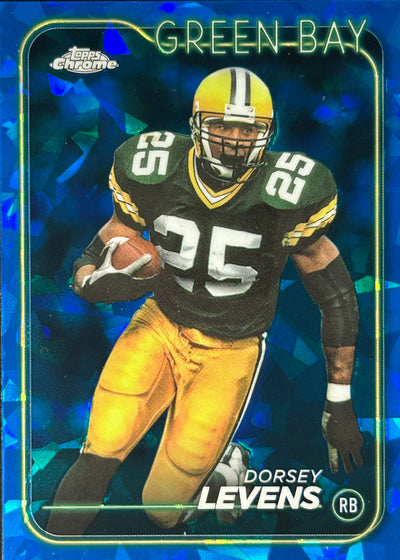 Dorsey Levens Topps Chrome Sapphire Packers