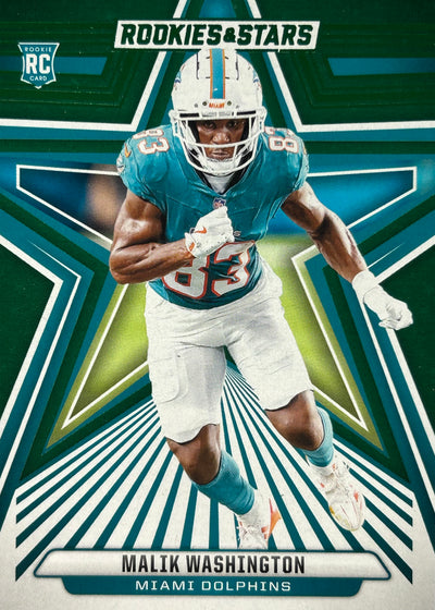 Malik Washington R&S Green Rookie Dolphins