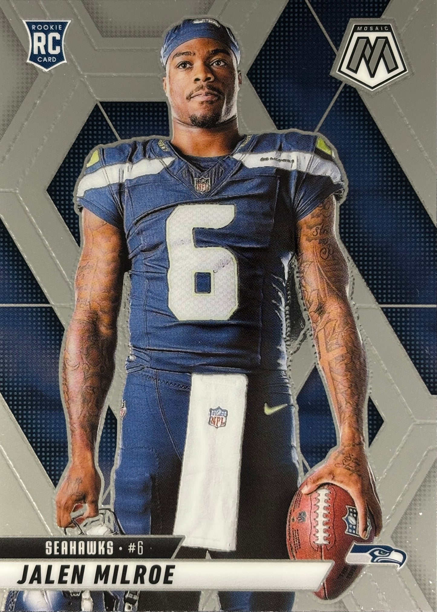 Jalen Milroe Mosaic Rookie Seahawks