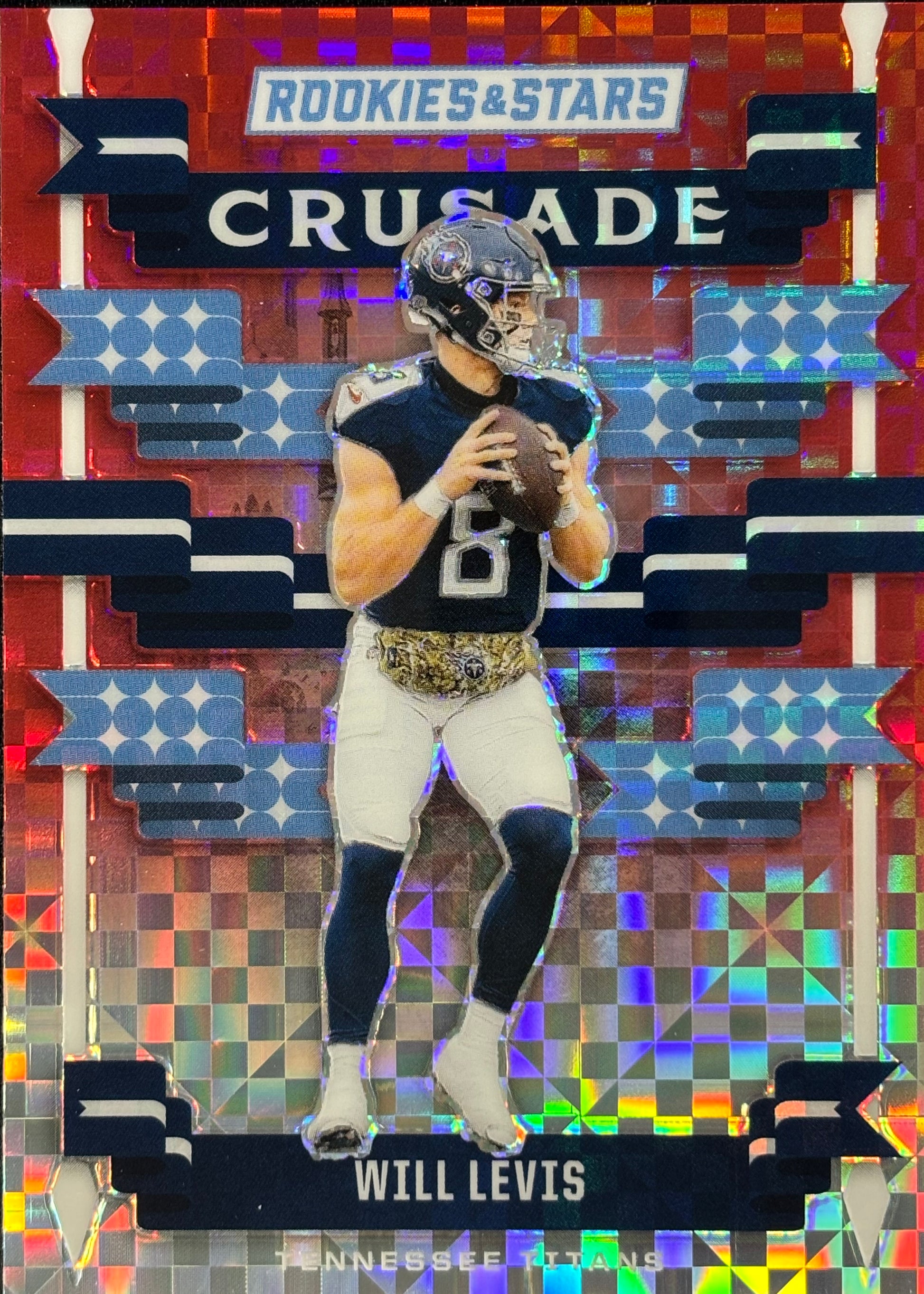 Will Levis Crusade Plaid Rookie Titans Sports Card