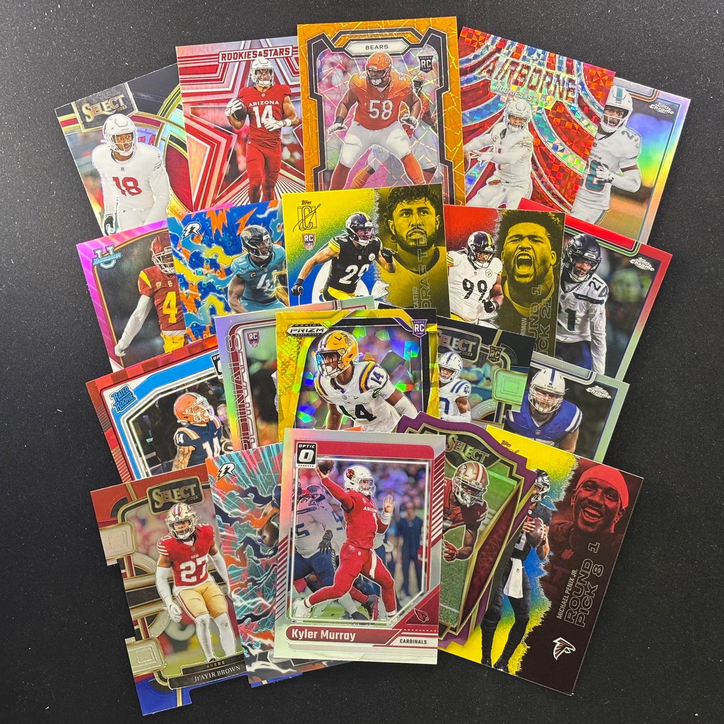 20x Parallel Football Card Value Lot #2A-P