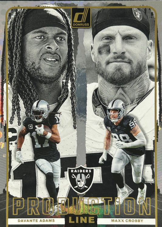 Davante Adams Maxx Crosby Production Line Raiders