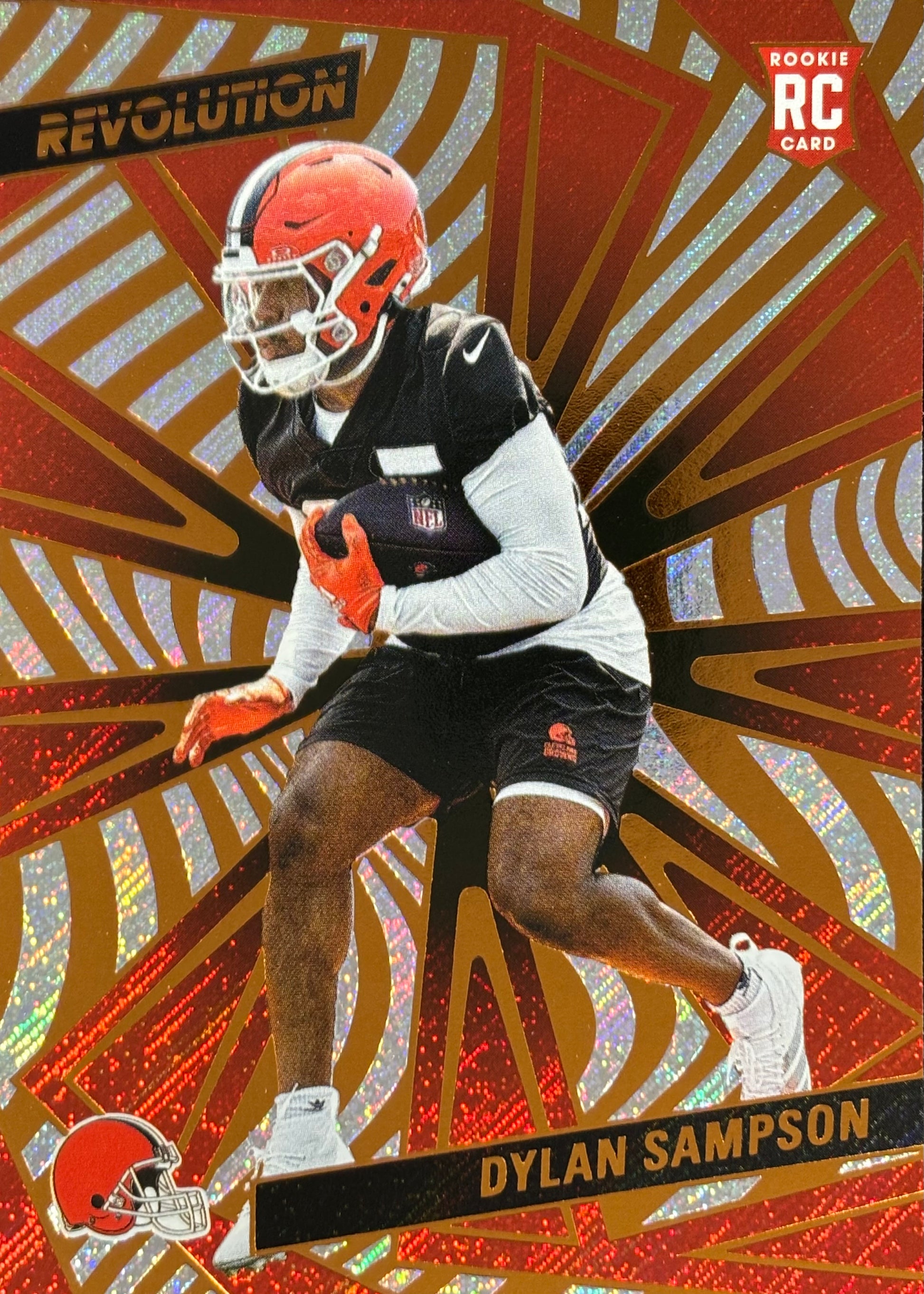 Dylan Sampson Revolution Rookie Browns Sports Card