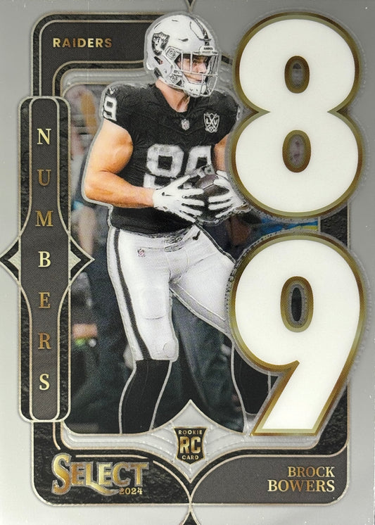 Brock Bowers Select Numbers Rookie Raiders