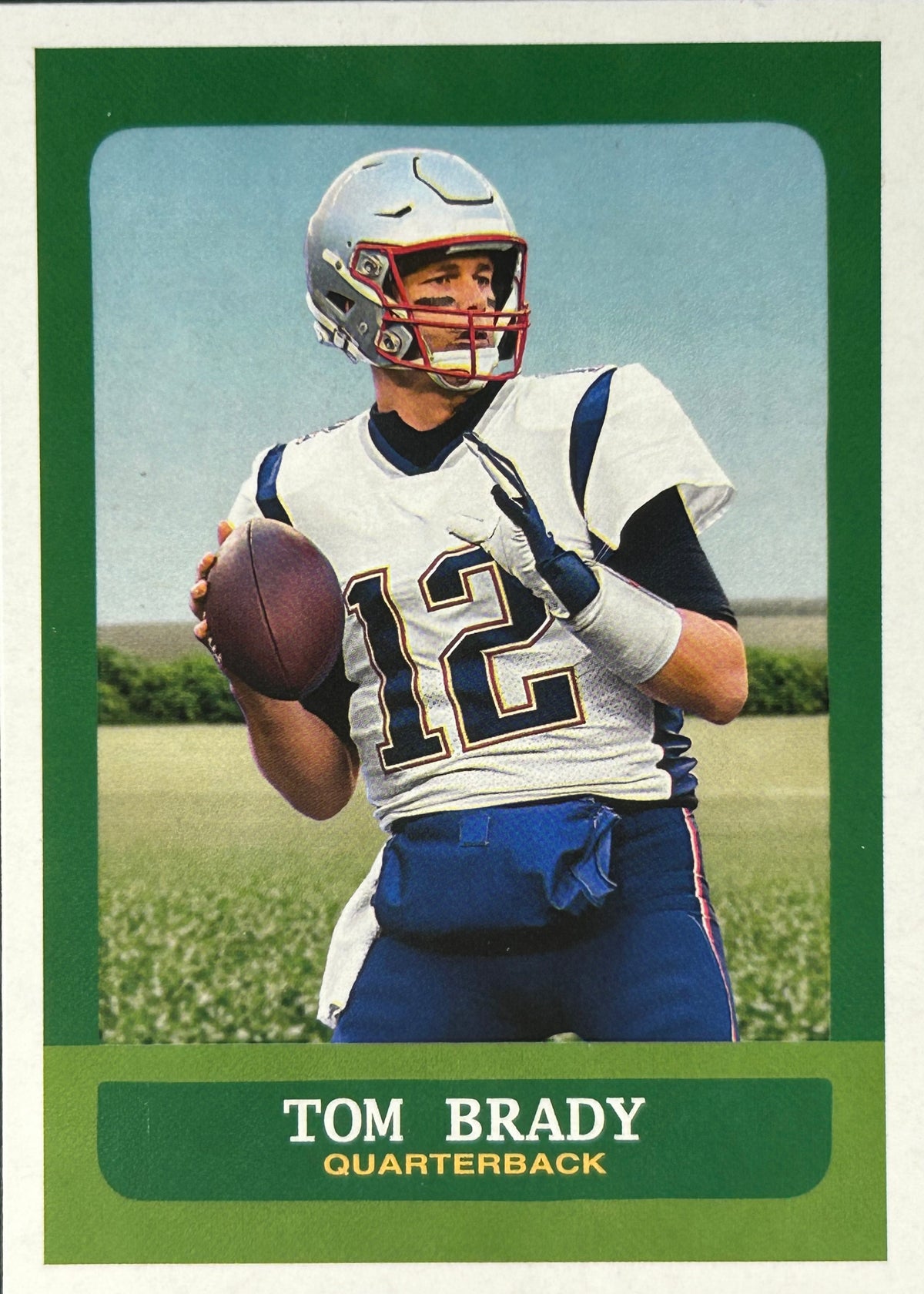 Tom Brady Topps Composite Patriots Sports Card