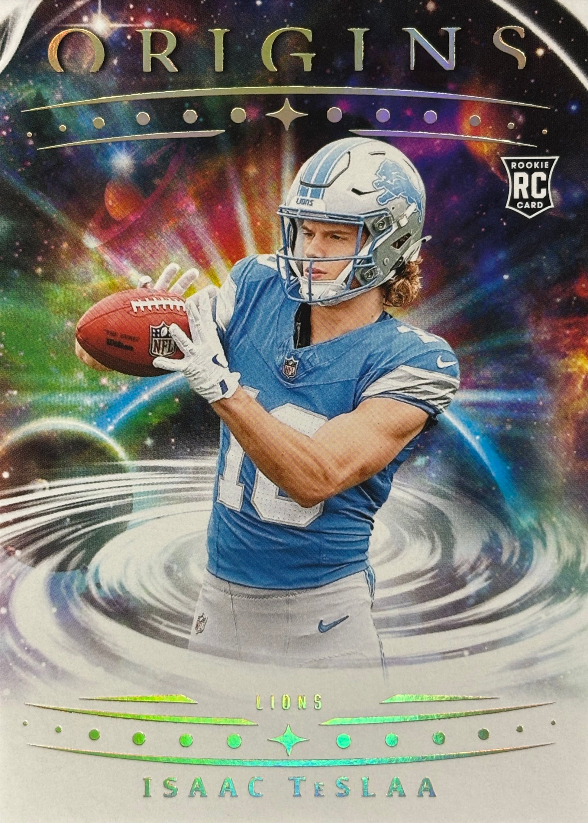 Isaac TeSlaa Origins Rookie Lions Sports Card