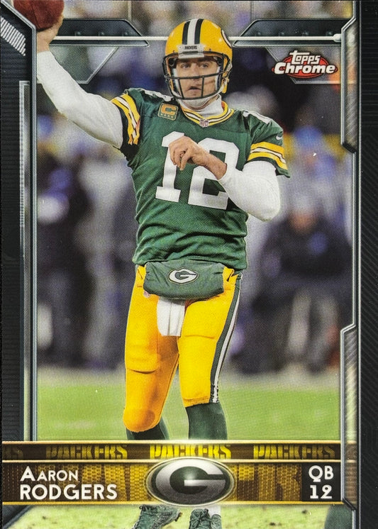 Aaron Rodgers Topps Chrome Packers