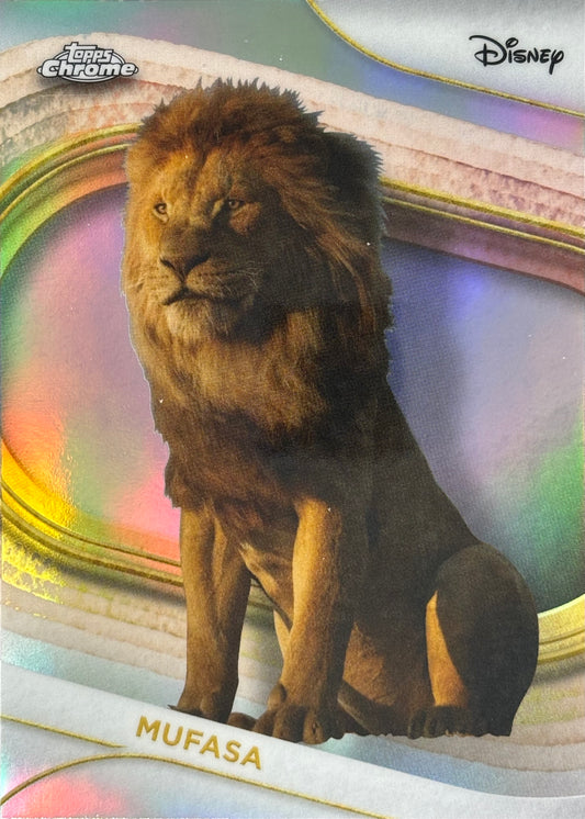 Mufasa Refractor Topps Chrome Disney